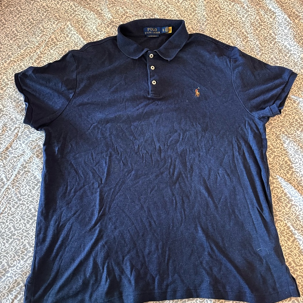 Polo by Ralph Lauren Deep Navy Blue Classic Polo Shirt